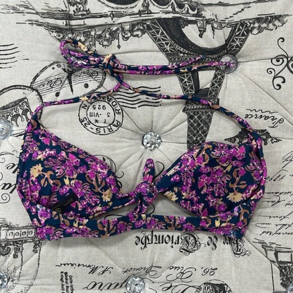 NWOT VIX PAULAHERMANNY Driss Retro Bikini Top - Picture 5 of 9